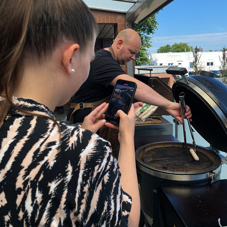 Mediengestalter beim Filmen